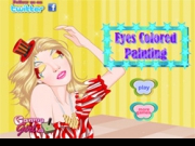 Eyes Colored Painting
