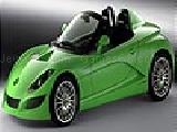 Play Green open top car puzzle