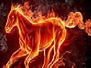 Play Flame horse puzzle