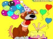 Play Kids coloring: happy puppy
