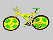 Play Amazing yellow bike coloring