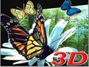 Play 3d real puzzle  butterfly