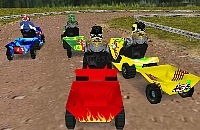 Play Lawnmower racing 3d