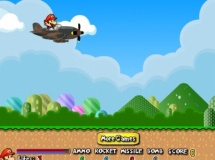 Mario airship battle