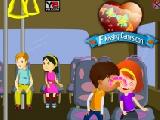 Play Kids bus kissing now