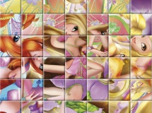 Play Winx club spin puzzle