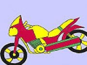 Play Fast school motorbike coloring now