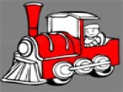 Play Cool train coloring image