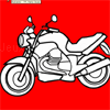 Play Jocuri moto coloring now