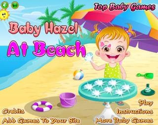 Play Baby hazel beach time by topbabygames