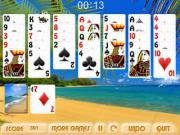 Play Caribbean sand solitaire