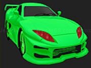 Play Best concept  green car coloring
