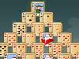 Play Christmas pyramid solitaire