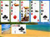 Play Shiny beach solitaire