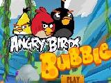 Play Angry birds bubbles shooter