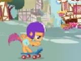 Play Riding a skateboard with scootaloo now
