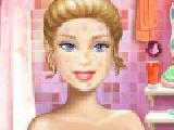 Play Barbie real make up