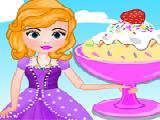 Play Sofia cooking cake batter ice cream now