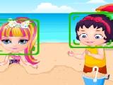 Play Baby barbie beach slacking