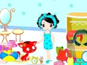 Play Cat and girl House decoration now