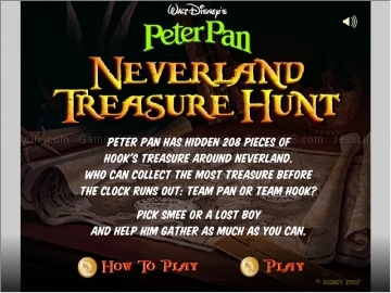 Peter pan - neverland treasure hunt