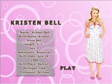 Kristen bell dress up game