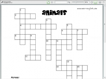 Animals 1 crossword