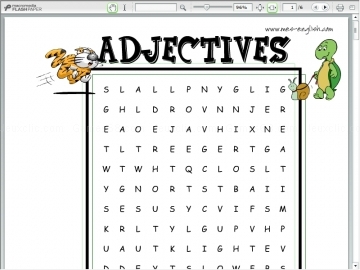 Adjectives 1 wordsearch