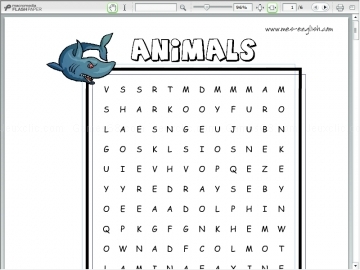 Animals 2 wordsearch