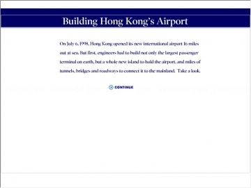 Explore building hong kong airport