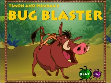 Timon and pumbaas bug blaster