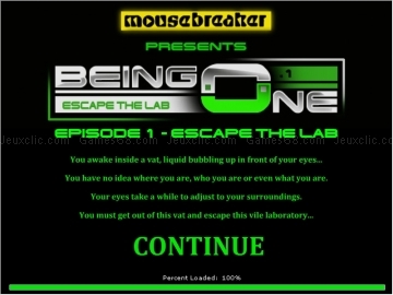 Being one escape the lab - episode 1