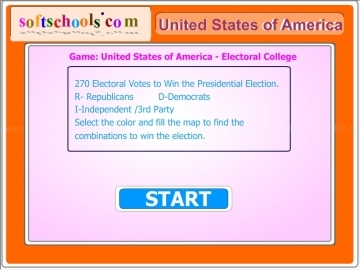 Usa electoral college map