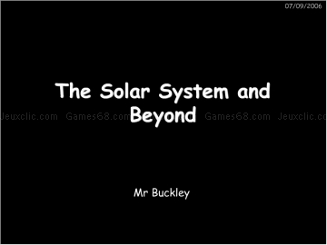 Solar system and beyond
