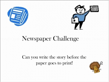Newspaper challenge