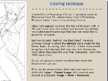 Coloring technique by yuni