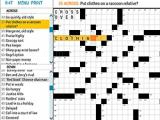 Play Premier sunday crossword