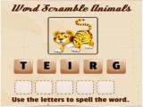 Play Word scramble animals
