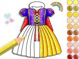 Play Princess glitter coloring now