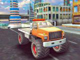 Play Monster truck stunts free jeep racing games