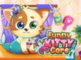 Play Funny kitty care