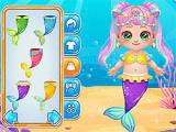 Play Baby cathy ep34: cute mermaid