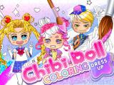 Play Chibi doll coloring & dress up