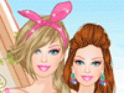 Floral Barbie Dress Up