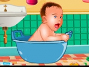 Play Baby Bathroom Cleanup now