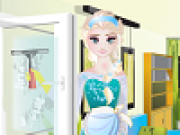 Play Elsa House Cleaning