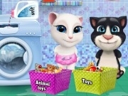 Play Baby Tom and Angela Washing Toys now