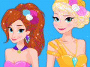 Play Frozen Prom Nails Designer
