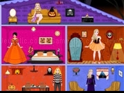 Play Barbie Halloween Doll House