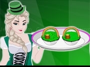 Play Elsa Cooking St Patricks Day Cupcakes now